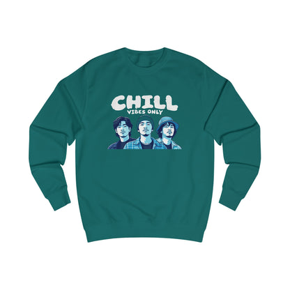 Korea -  Chill vibes only Unisex Sweatshirt  - StyleMZ