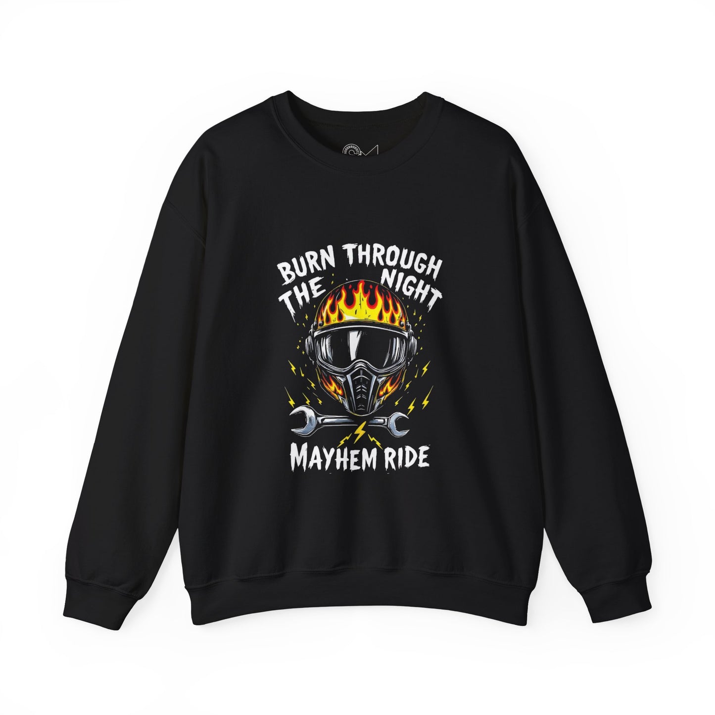 Burn through the night Unisex Heavy Blend™ Crewneck Sweatshirt - StyleMZ