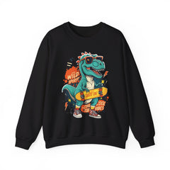 Corea - Sudadera unisex con cuello redondo y mezcla pesada de Wild Street - StyleMZ 