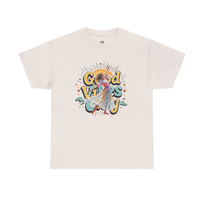 Good vibes only Unisex Heavy Cotton Tee - Stylemz