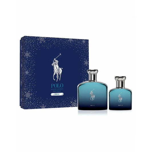 Men's Perfume Set Ralph Lauren Polo Deep Blue 2 Pcs