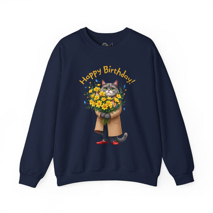 Happy Birthday! Unisex Heavy Blend™ Crewneck Sweatshirt - StyleMZ