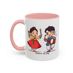 Korea -  Dance of joy Accent Coffee Mug (11, 15oz)  - StyleMZ