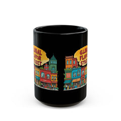 Taza negra con sabor global (11 oz, 15 oz) - StyleMZ 