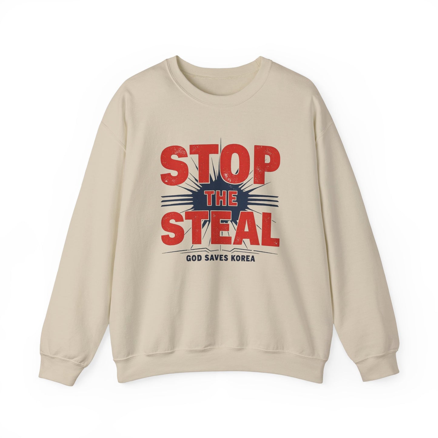 STOP THE STEAL, GOD SAVES KOREA Unisex Heavy Blend™ Crewneck Sweatshirt