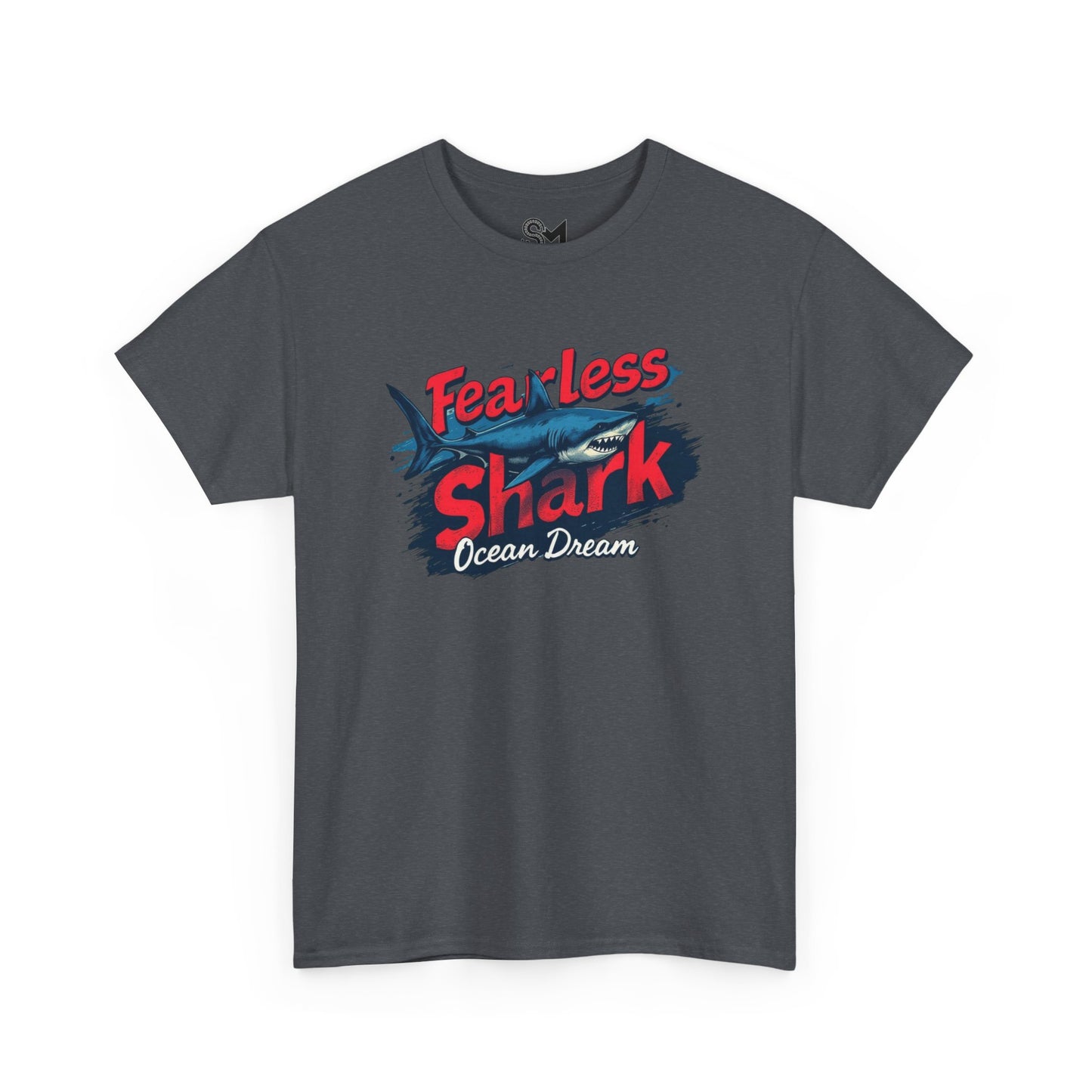 Fearless shark Unisex Heavy Cotton Tee - StyleMZ