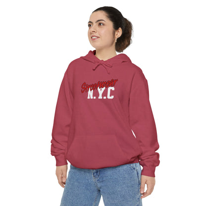 New York Streetwear Unisex Garment-Dyed Hoodie - StyleMZ