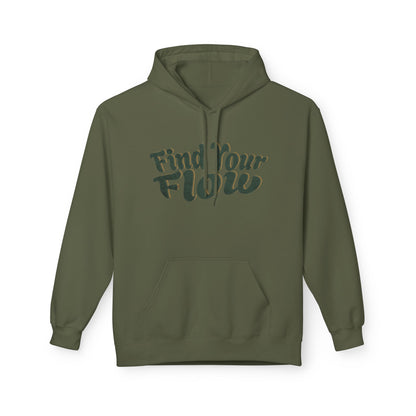 Find your flow Unisex Midweight Softstyle Fleece Hoodie - StyleMZ