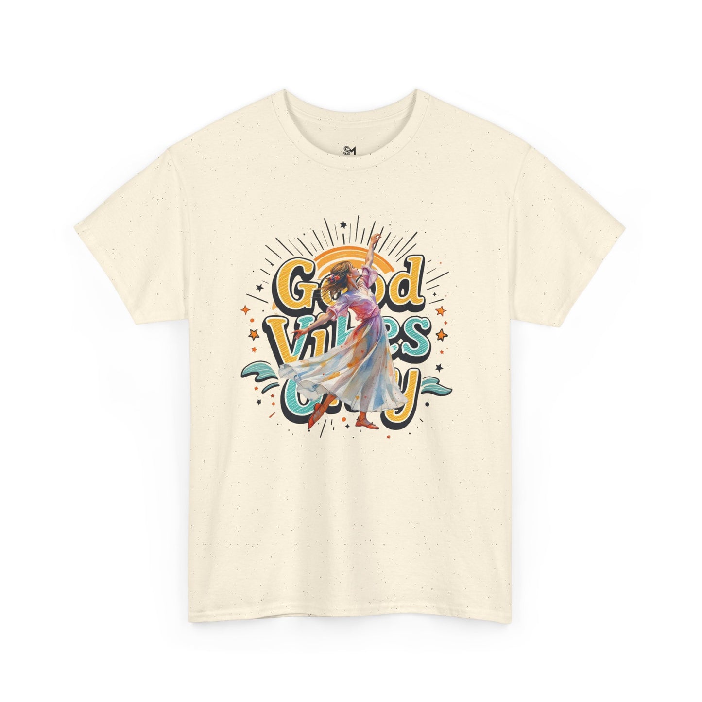 Good vibes only Unisex Heavy Cotton Tee - Stylemz