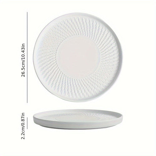 Japanese Inspired Ceramic Dinner Plate Perfect for Any Meal