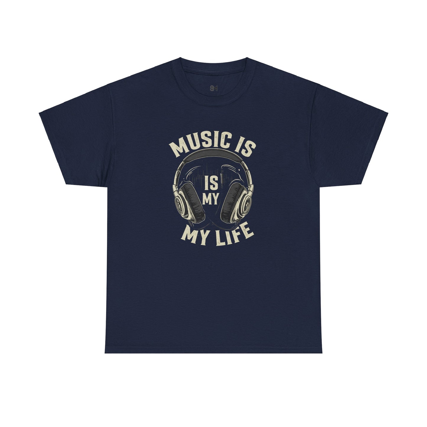 Music is my life Unisex Heavy Cotton Tee - Stylemz