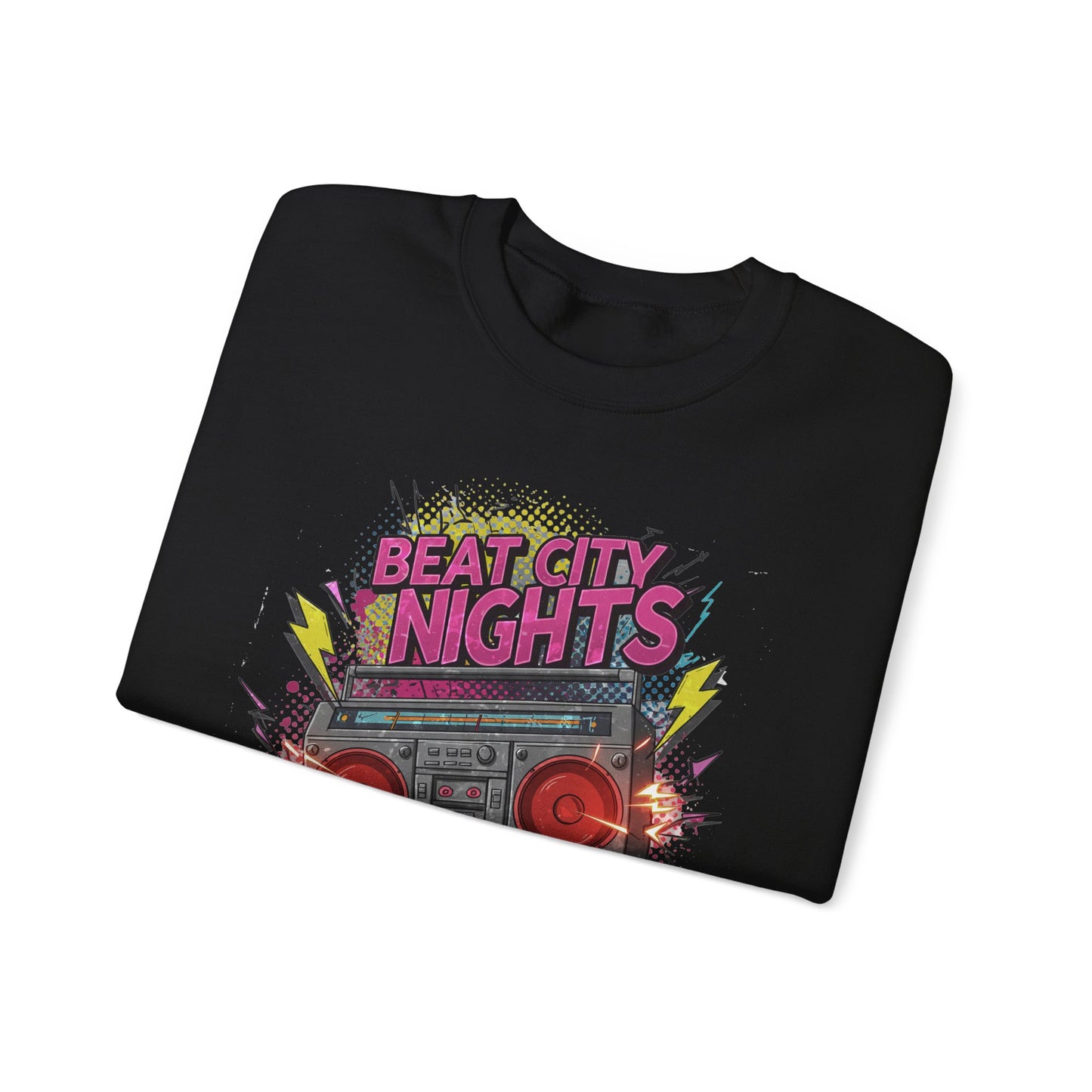 Beat city nights Unisex Heavy Blend™ Crewneck Sweatshirt - StyleMZ-Stylemz