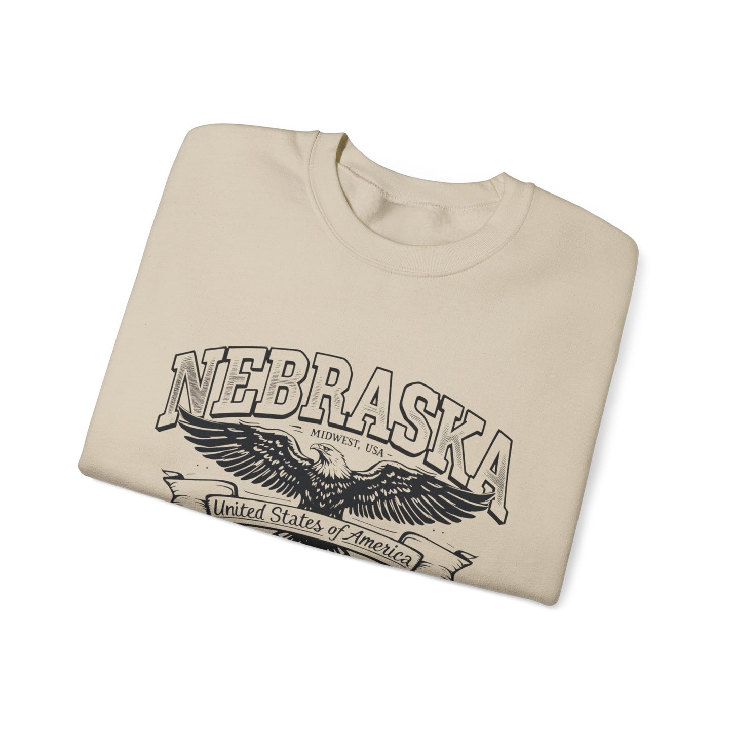 Nebraska Unisex Heavy Blend™ Crewneck Sweatshirt - StyleMZ