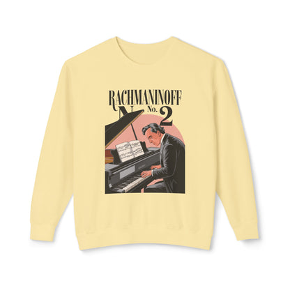 Korea -  Rachmaninoff No. 2 Unisex Lightweight Crewneck Sweatshirt  - StyleMZ