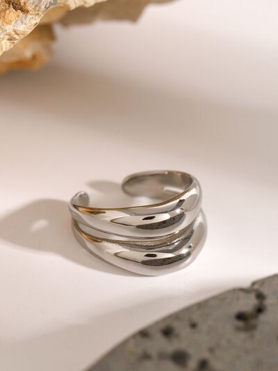 Stainless Steel Double-Layered Ring