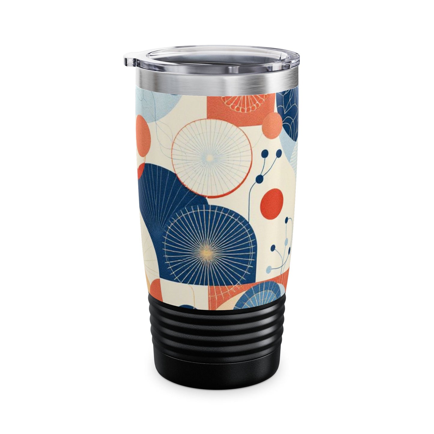 Contemporary Korean Geometric Motifs Ringneck Tumbler, 20oz - StyleMZ