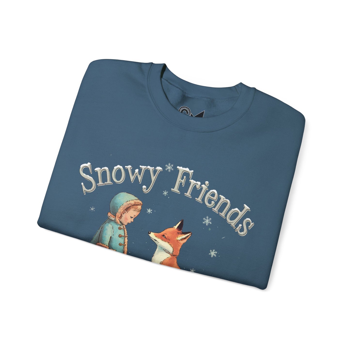 Snowy Friends Unisex Heavy Blend™ Crewneck Sweatshirt - StyleMZ - Stylemz