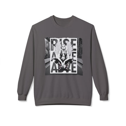 StyleMZ -  Rise Above Unisex Midweight Softstyle Fleece Crewneck Sweatshirt  - StyleMZ