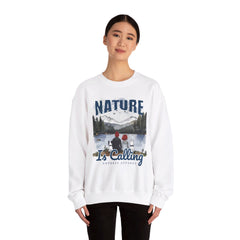 Korea -  Nature is calling Unisex Heavy Blend™ Crewneck Sweatshirt  - StyleMZ