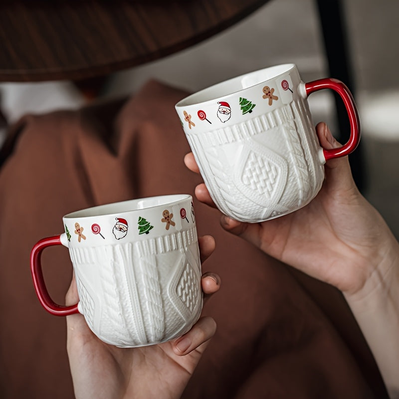 Elegant Ceramic Christmas Mugs Perfect Gift for Her Today