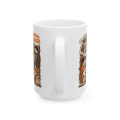 Korea -  Coffee House Ceramic Mug, (11oz, 15oz)  - StyleMZ