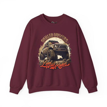 Skilled driver Unisex Heavy Blend™ Crewneck Sweatshirt - StyleMZ