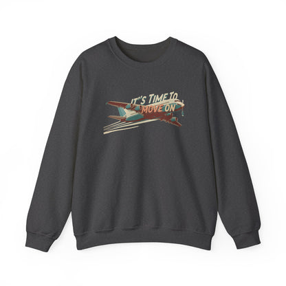 It's time to move on Unisex Heavy Blend™ Crewneck Sweatshirt - StyleMZ