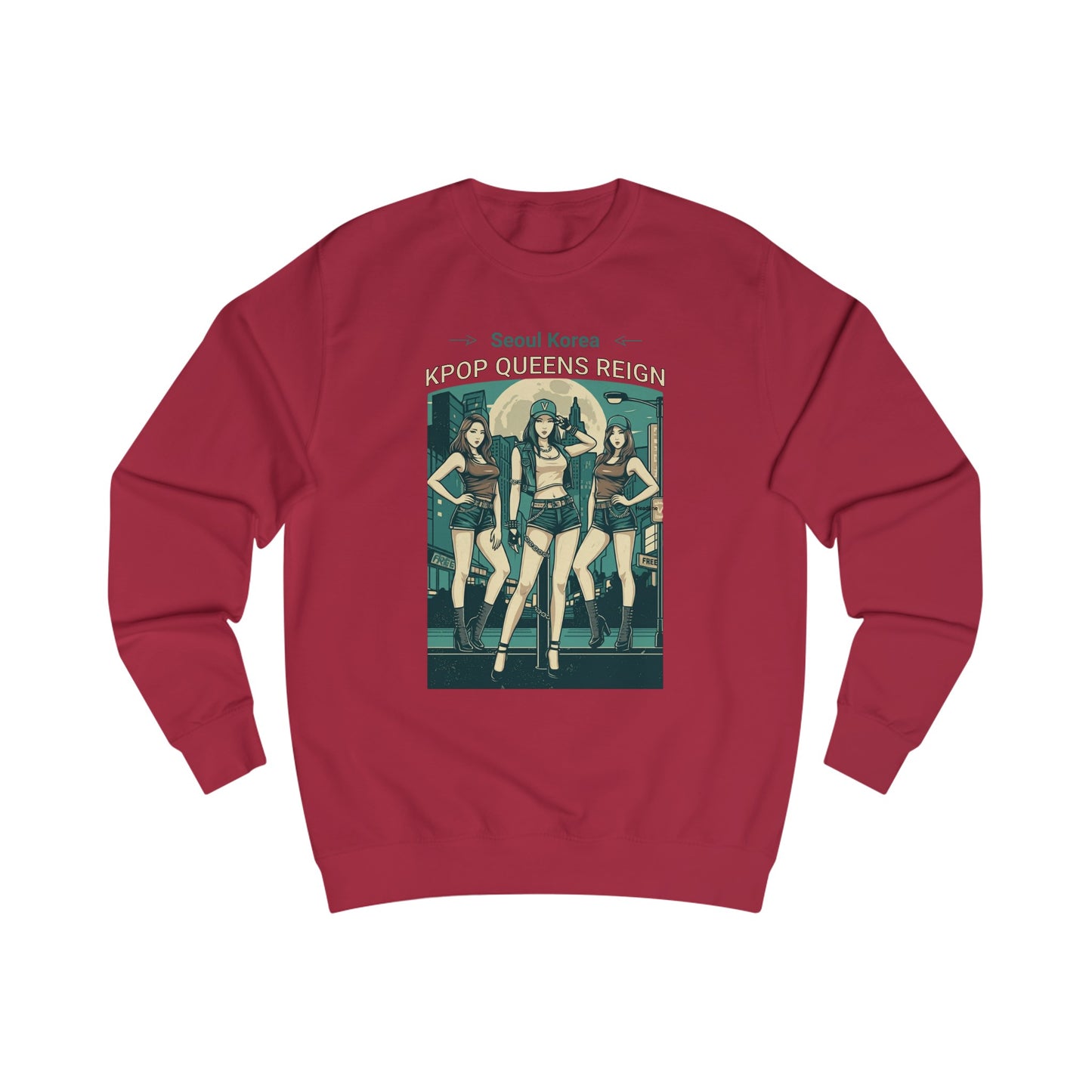 Korea -  KPOP Queens Reign Unisex Sweatshirt  - StyleMZ