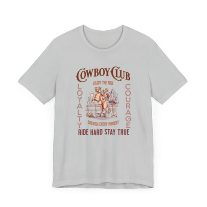 Cowboy club Unisex Jersey Short Sleeve Tee