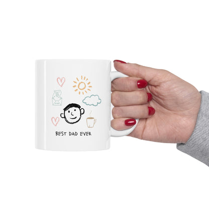 Funny Best Dad Ever Coffee Tea Mug - Stylemz