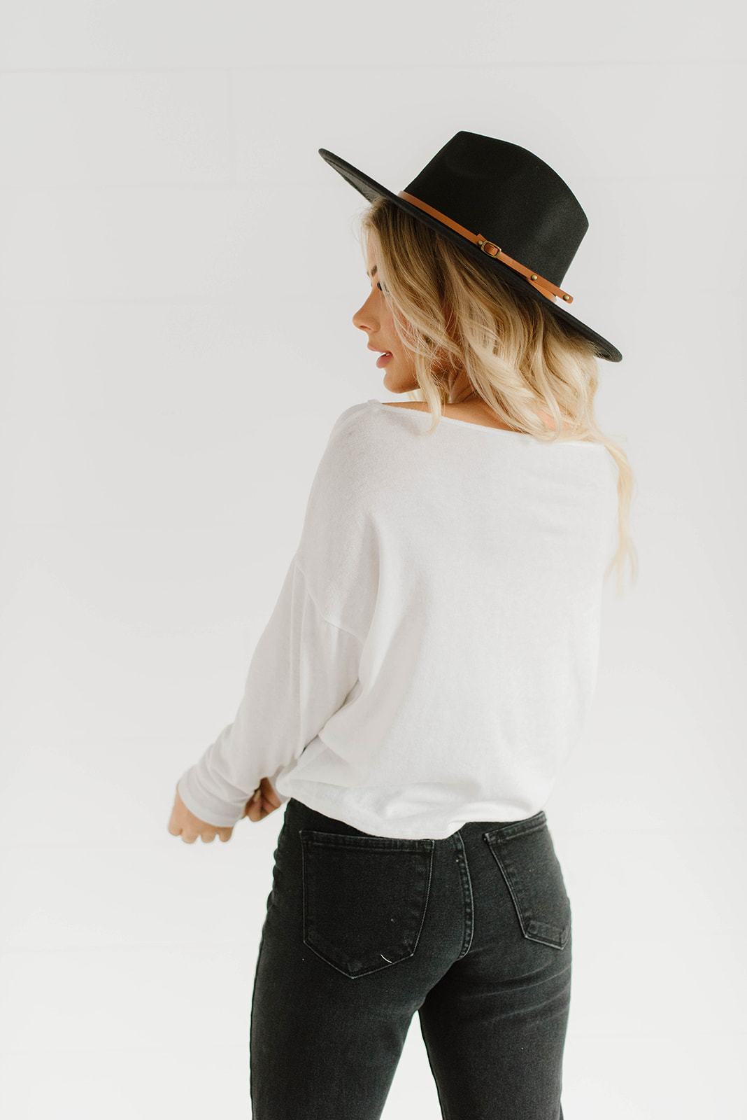 Wide Brim Felt Hat - Stylemz