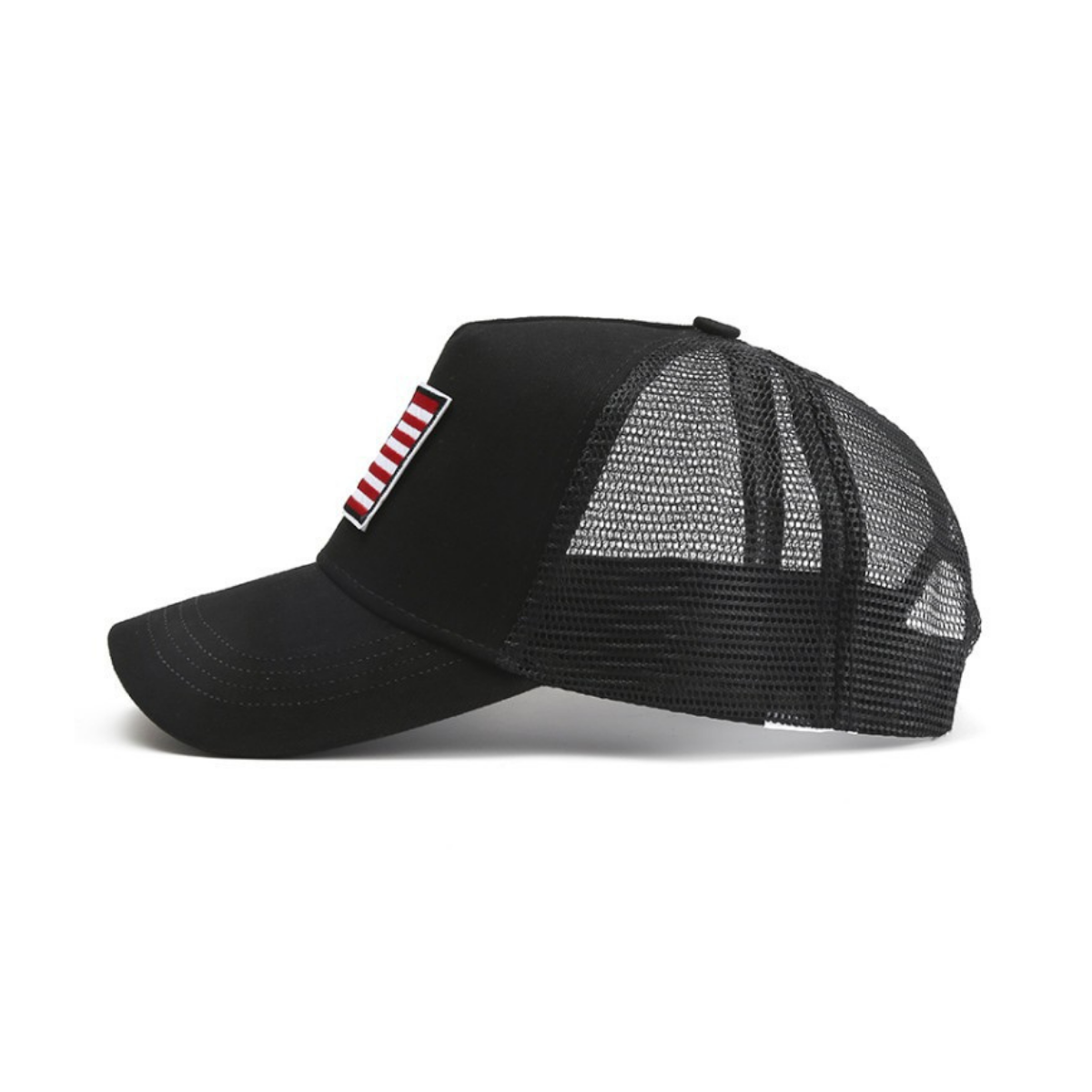 American Flag Trucker Hat with Adjustable Strap | Breathable & Unisex - Stylemz