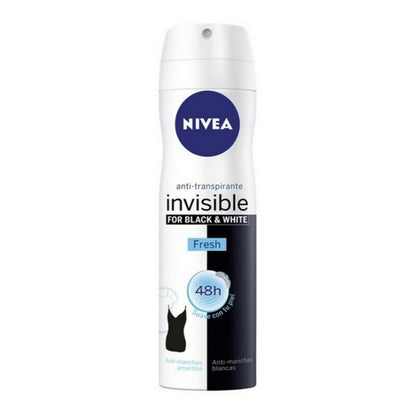 Spray Deodorant Black & White Invisible Fresh Nivea 200 ml