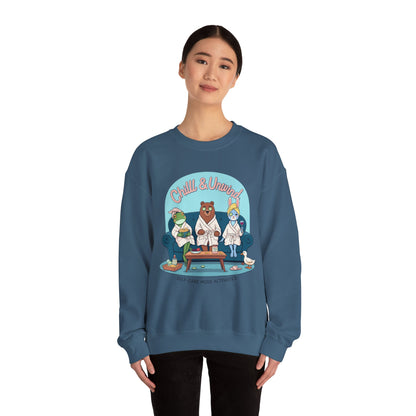 Chill & Unwind Unisex Heavy Blend™ Crewneck Sweatshirt - StyleMZ