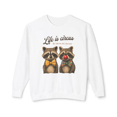 Korea -  Life is circus Unisex Lightweight Crewneck Sweatshirt  - StyleMZ