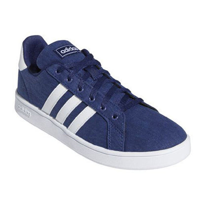 Sports Shoes for Kids Adidas Grand Court Dark Blue Style