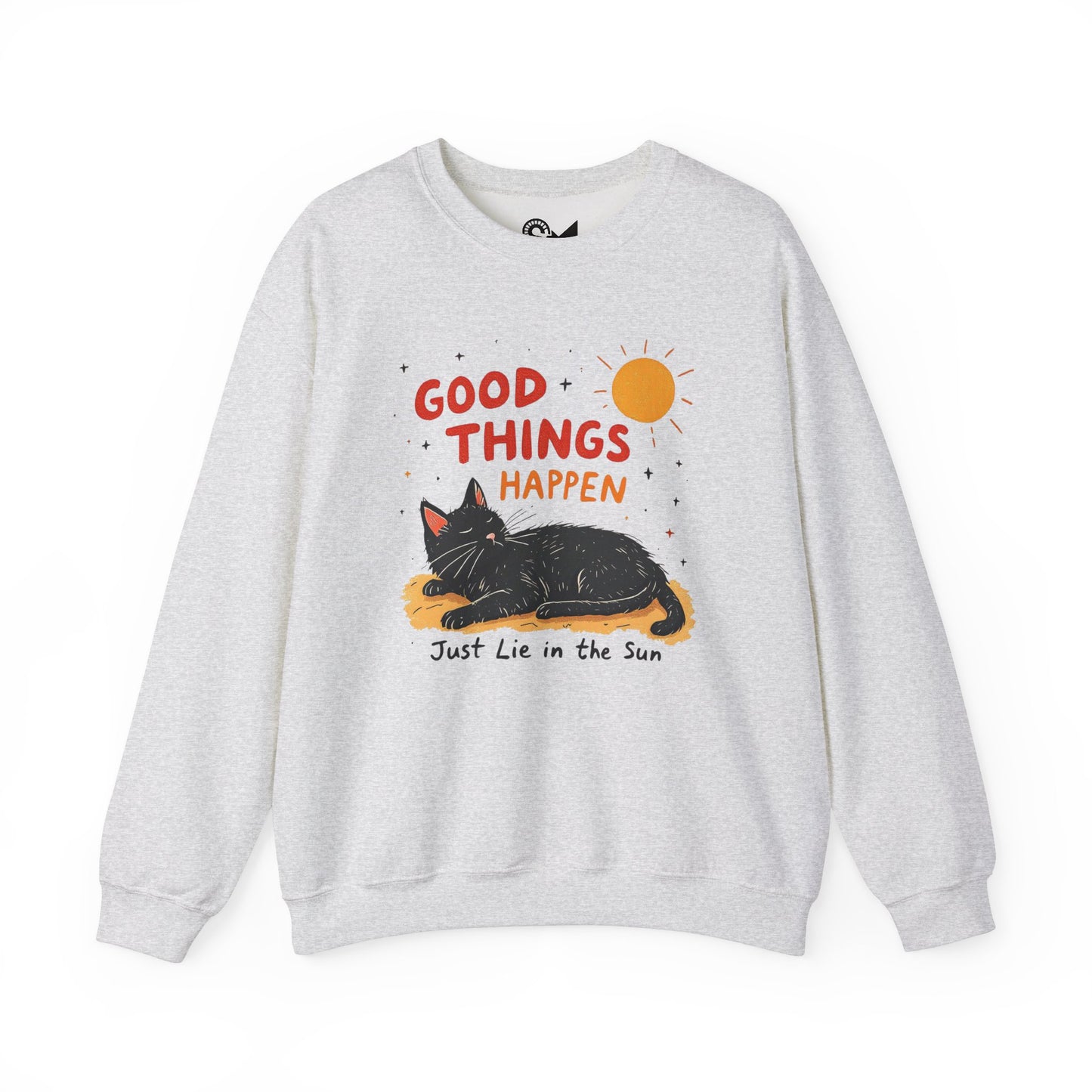 Good things happen Unisex Heavy Blend™ Crewneck Sweatshirt