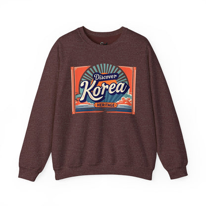 Discover Korea heritage Unisex Heavy Blend™ Crewneck Sweatshirt - StyleMZ