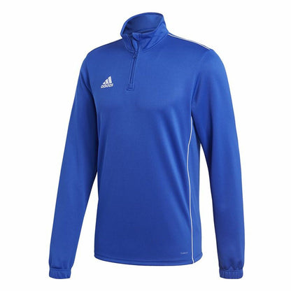 Men’s Long Sleeve Shirt Adidas Core 18 in Blue for Comfort