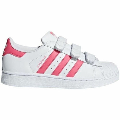 Adidas SUPERSTAR CF C Sports Shoes for Kids in White