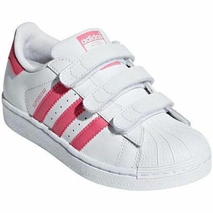 Adidas SUPERSTAR CF C Sports Shoes for Kids in White