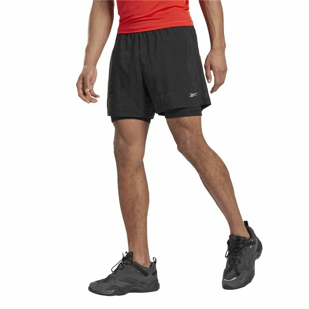 Men's Sports Shorts Reebok Running Essentials Black Gear