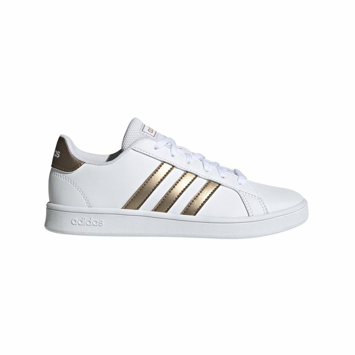 Sports Shoes for Kids Adidas Grand Court White Sneakers