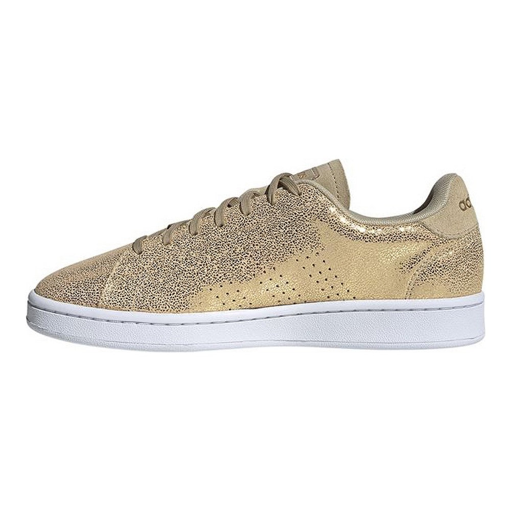 Sports Trainers for Women Adidas Advantage Golden Shoes