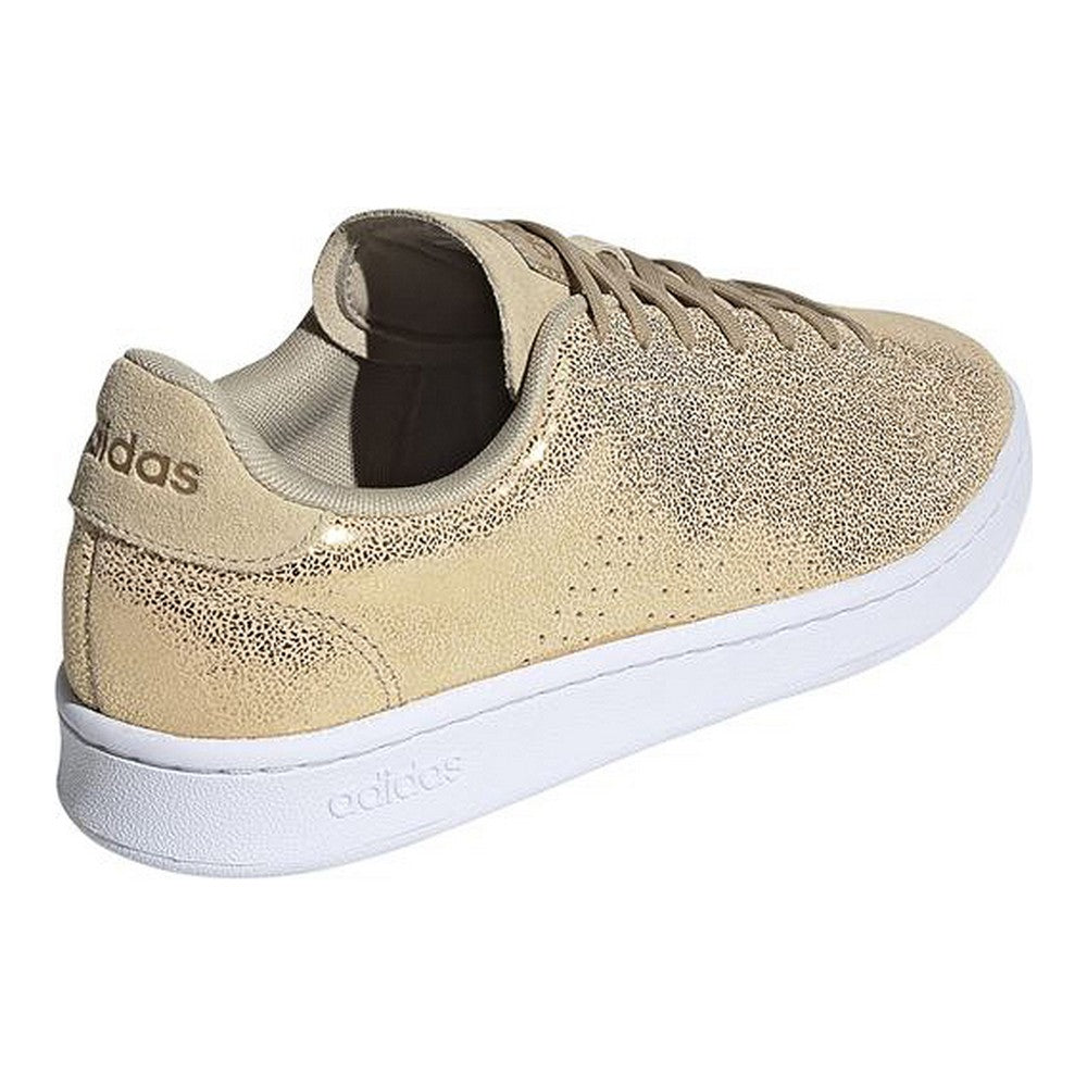 Sports Trainers for Women Adidas Advantage Golden Shoes