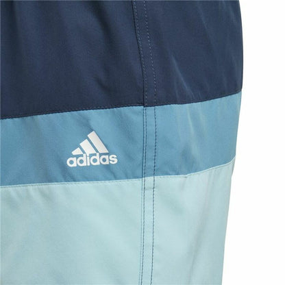 Children’s Bathing Costume Colorblock Adidas Blue Dark Blue