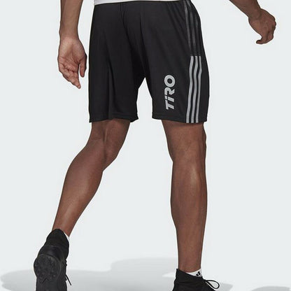 Men's Sports Shorts Adidas Tiro Reflective Black Design