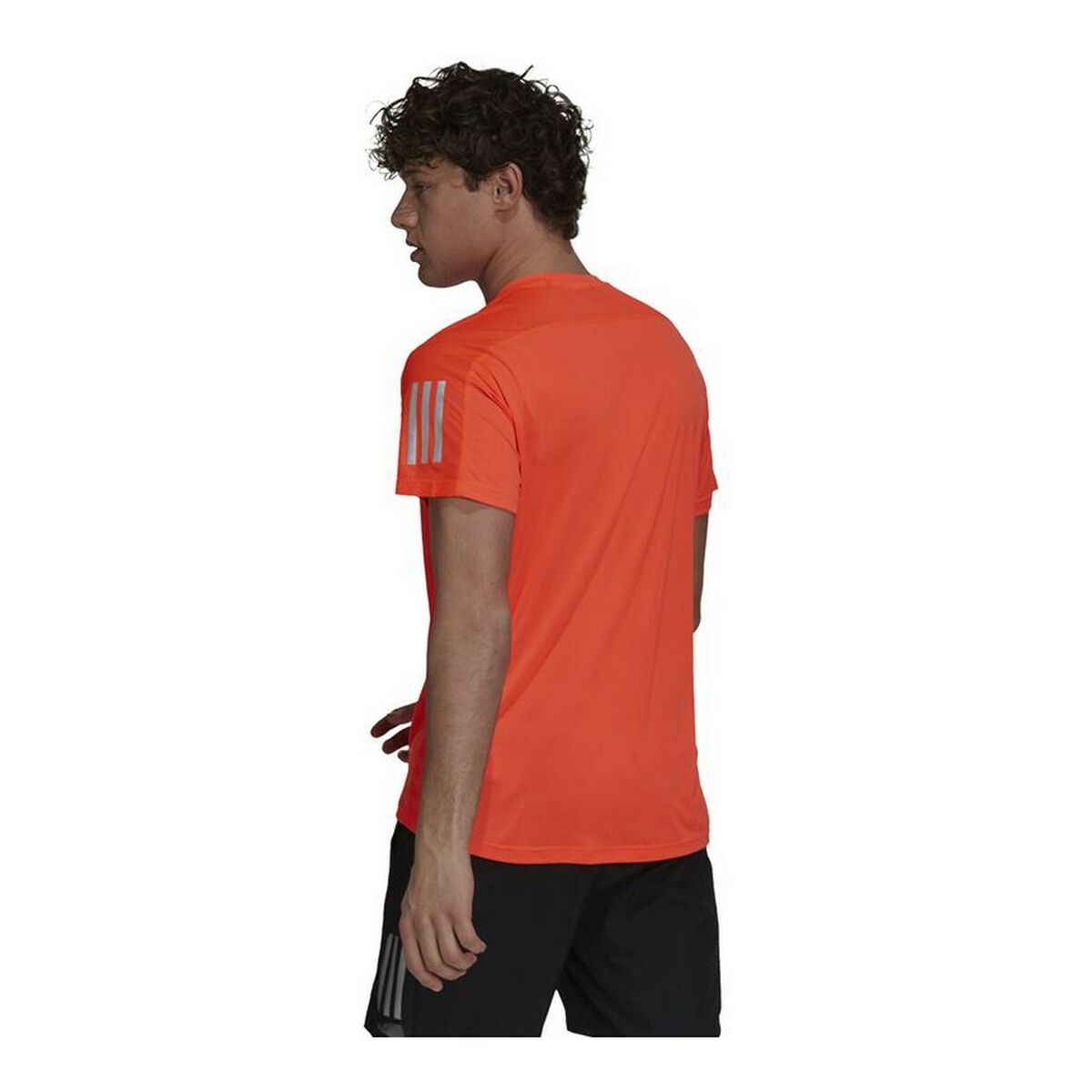 Short-Sleeve Sports T-Shirts Adidas Own The Run Red for Men