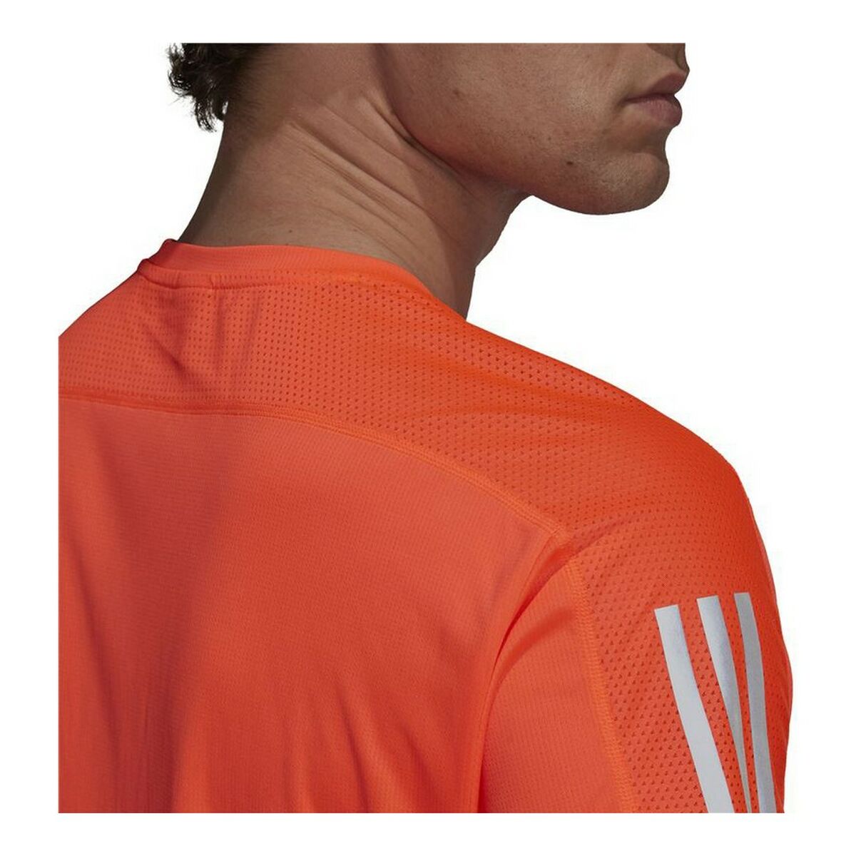 Short-Sleeve Sports T-Shirts Adidas Own The Run Red for Men