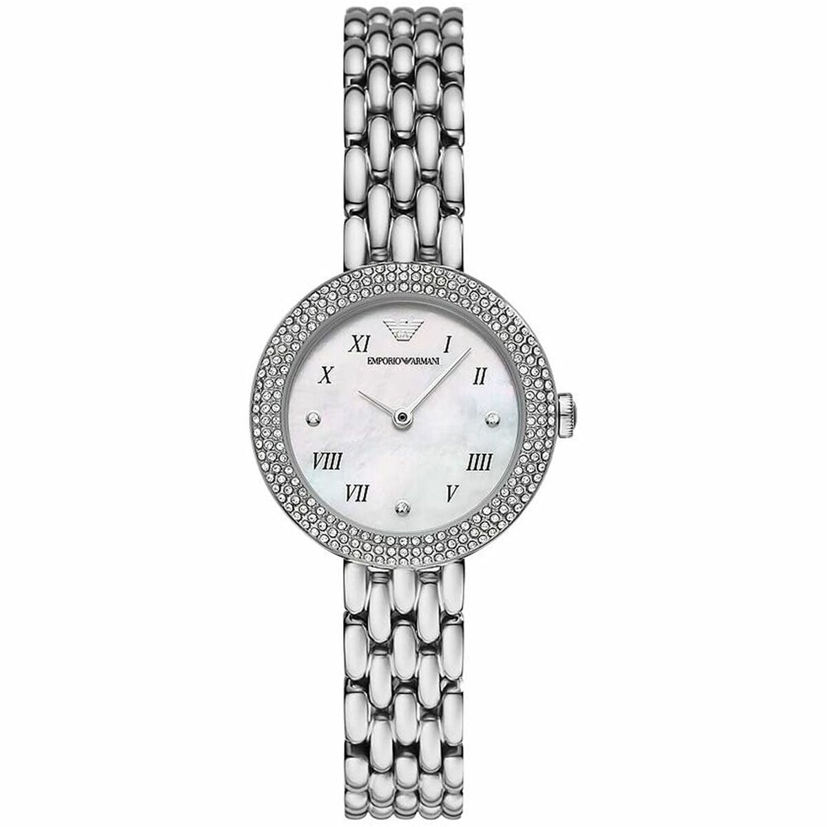 Ladies' Watch Armani AR11354 Ø 30 mm with Silver Bracelet